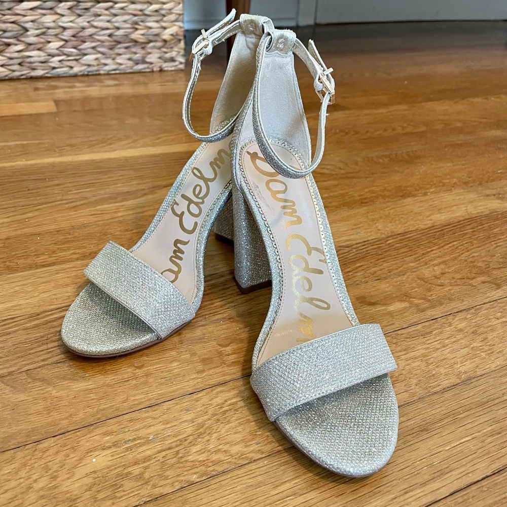Sam Edelman Champagne Yaro Heels 8